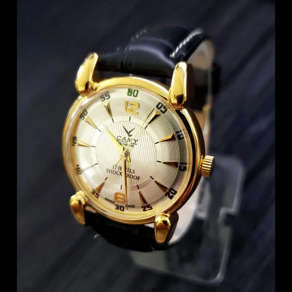 RARE Camy‎ Geneve Mechanical Swiss Watch Runs Excellent